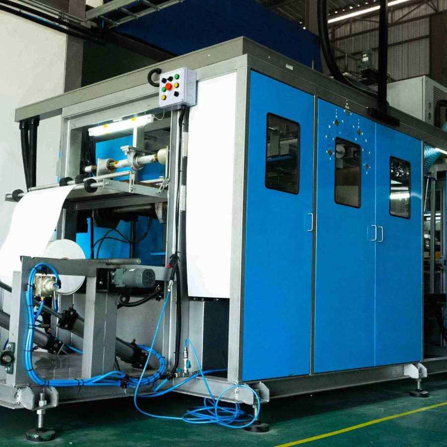 เครื่อง VACUUM THERMOFORMINE MACHINE